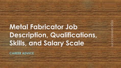 skill metal fabricators|metal fabricator duties.